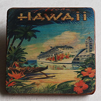Wooden Art Print Coaster, The Original Photo Can Be Printed To The Wood, If Any Custom Photos We Can Print It, Is Made From Albesia Wood