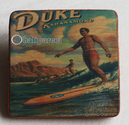 Wooden Art Print Coaster, The Original Photo Can Be Printed To The Wood, If Any Custom Photos We Can Print It, Is Made From Albesia Wood