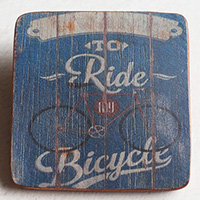 Wooden Art Print Coaster, The Original Photo Can Be Printed To The Wood, If Any Custom Photos We Can Print It, Is Made From Albesia Wood