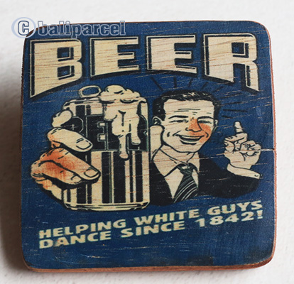 Wooden Art Print Coaster, The Original Photo Can Be Printed To The Wood, If Any Custom Photos We Can Print It, Is Made From Albesia Wood