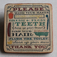 Wooden Art Print Coaster, The Original Photo Can Be Printed To The Wood, If Any Custom Photos We Can Print It, Is Made From Albesia Wood