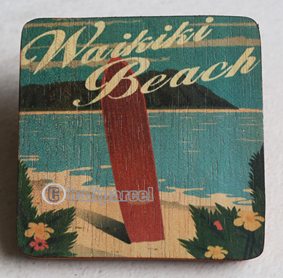 Wooden Art Print Coaster, The Original Photo Can Be Printed To The Wood, If Any Custom Photos We Can Print It, Is Made From Albesia Wood