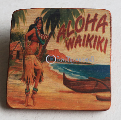 Wooden Art Print Coaster, The Original Photo Can Be Printed To The Wood, If Any Custom Photos We Can Print It, Is Made From Albesia Wood