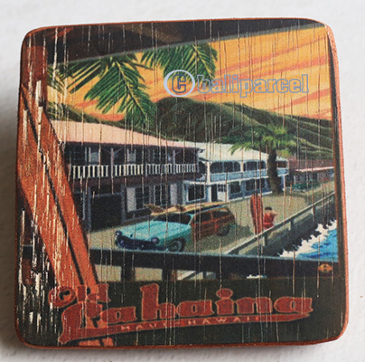 Wooden Art Print Coaster, The Original Photo Can Be Printed To The Wood, If Any Custom Photos We Can Print It, Is Made From Albesia Wood