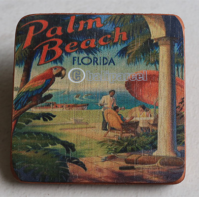 Wooden Art Print Coaster, The Original Photo Can Be Printed To The Wood, If Any Custom Photos We Can Print It, Is Made From Albesia Wood