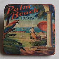 Wooden Art Print Coaster, The Original Photo Can Be Printed To The Wood, If Any Custom Photos We Can Print It, Is Made From Albesia Wood