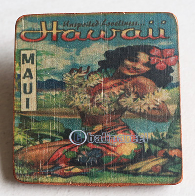 Wooden Art Print Coaster, The Original Photo Can Be Printed To The Wood, If Any Custom Photos We Can Print It, Is Made From Albesia Wood
