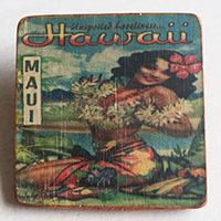 Wooden Art Print Coaster, The Original Photo Can Be Printed To The Wood, If Any Custom Photos We Can Print It, Is Made From Albesia Wood