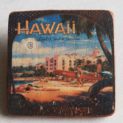 Wooden Art Print Coaster, The Original Photo Can Be Printed To The Wood, If Any Custom Photos We Can Print It, Is Made From Albesia Wood