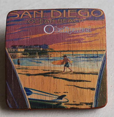 Wooden Art Print Coaster, The Original Photo Can Be Printed To The Wood, If Any Custom Photos We Can Print It, Is Made From Albesia Wood