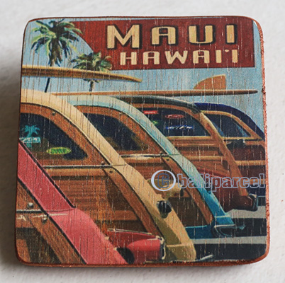 Wooden Art Print Coaster, The Original Photo Can Be Printed To The Wood, If Any Custom Photos We Can Print It, Is Made From Albesia Wood