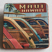 Wooden Art Print Coaster, The Original Photo Can Be Printed To The Wood, If Any Custom Photos We Can Print It, Is Made From Albesia Wood