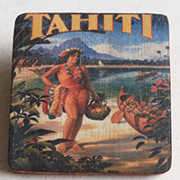 Wooden Art Print Coaster, The Original Photo Can Be Printed To The Wood, If Any Custom Photos We Can Print It, Is Made From Albesia Wood