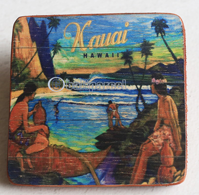 Wooden Art Print Coaster, The Original Photo Can Be Printed To The Wood, If Any Custom Photos We Can Print It, Is Made From Albesia Wood