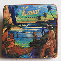 Wooden Art Print Coaster, The Original Photo Can Be Printed To The Wood, If Any Custom Photos We Can Print It, Is Made From Albesia Wood