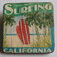 Wooden Art Print Coaster, The Original Photo Can Be Printed To The Wood, If Any Custom Photos We Can Print It, Is Made From Albesia Wood