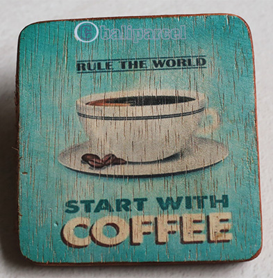 Wooden Art Print Coaster, The Original Photo Can Be Printed To The Wood, If Any Custom Photos We Can Print It, Is Made From Albesia Wood