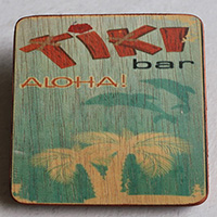 Wooden Art Print Coaster, The Original Photo Can Be Printed To The Wood, If Any Custom Photos We Can Print It, Is Made From Albesia Wood