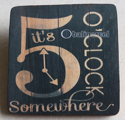 Wooden Art Print Coaster, The Original Photo Can Be Printed To The Wood, If Any Custom Photos We Can Print It, Is Made From Albesia Wood