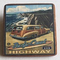 Wooden Art Print Coaster, The Original Photo Can Be Printed To The Wood, If Any Custom Photos We Can Print It, Is Made From Albesia Wood