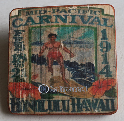Wooden Art Print Coaster, The Original Photo Can Be Printed To The Wood, If Any Custom Photos We Can Print It, Is Made From Albesia Wood