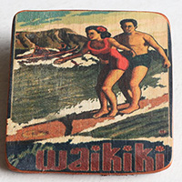 Wooden Art Print Coaster, The Original Photo Can Be Printed To The Wood, If Any Custom Photos We Can Print It, Is Made From Albesia Wood