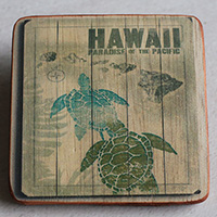 Wooden Art Print Coaster, The Original Photo Can Be Printed To The Wood, If Any Custom Photos We Can Print It, Is Made From Albesia Wood
