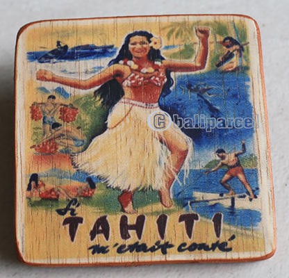 Wooden Art Print Coaster, The Original Photo Can Be Printed To The Wood, If Any Custom Photos We Can Print It, Is Made From Albesia Wood