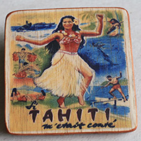 Wooden Art Print Coaster, The Original Photo Can Be Printed To The Wood, If Any Custom Photos We Can Print It, Is Made From Albesia Wood