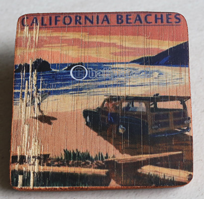 Wooden Art Print Coaster, The Original Photo Can Be Printed To The Wood, If Any Custom Photos We Can Print It, Is Made From Albesia Wood