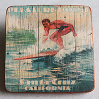 Wooden Art Print Coaster, The Original Photo Can Be Printed To The Wood, If Any Custom Photos We Can Print It, Is Made From Albesia Wood