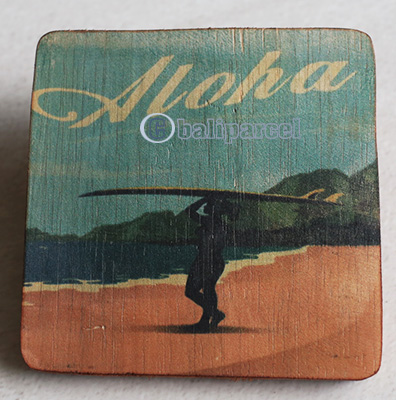 Wooden Art Print Coaster, The Original Photo Can Be Printed To The Wood, If Any Custom Photos We Can Print It, Is Made From Albesia Wood