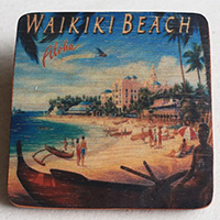 Wooden Art Print Coaster, The Original Photo Can Be Printed To The Wood, If Any Custom Photos We Can Print It, Is Made From Albesia Wood