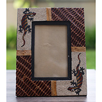 Picture Frame, Handmade With Sand