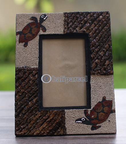 Picture Frame, Handmade With Sand