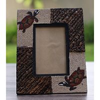 Picture Frame, Handmade With Sand