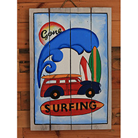 Wooden Art Print Wall Ornament, The Original Photo Can Be Printed To The Wood, If Any Custom Photos We Can Print It, Is Made From Albesia Wood
