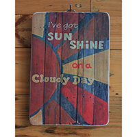 Wooden Art Print Wall Ornament, The Original Photo Can Be Printed To The Wood, If Any Custom Photos We Can Print It, Is Made From Albesia Wood