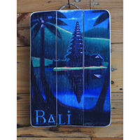 Wooden Art Print Wall Ornament, The Original Photo Can Be Printed To The Wood, If Any Custom Photos We Can Print It, Is Made From Albesia Wood