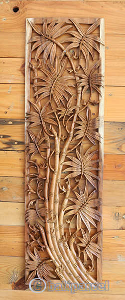 Wooden Wallhanging, Handmade From Suar Wood With Natural Polished