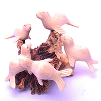 Wooden 5 Sea Dog With Parasite Wood