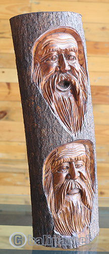Wooden Mask Hand Carved From Jempinis Wood