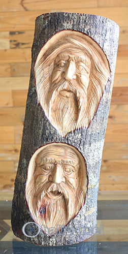 Wooden Mask Hand Carved From Jempinis Wood