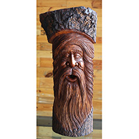 Wooden Mask Hand Carved From Jempinis Wood