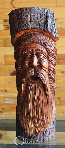 Wooden Mask Hand Carved From Jempinis Wood
