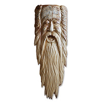 Wooden Mask Hand Carved From Jempinis Wood