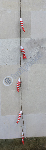 Wooden Wallhanging Fish, Hanmade From Albesia Wood With Stone