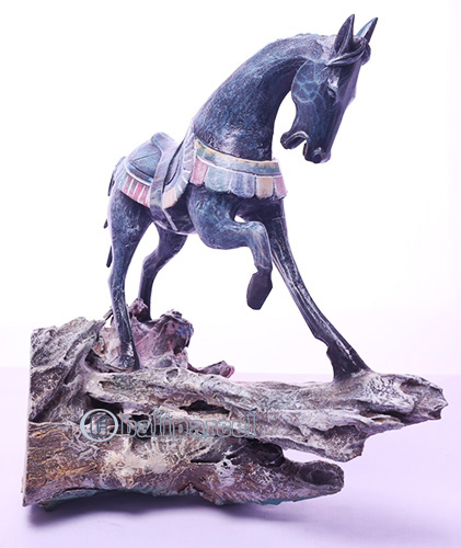 Wooden Horse With Painted Handmade From Albesia Wood
