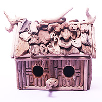 Driftwood Bird House