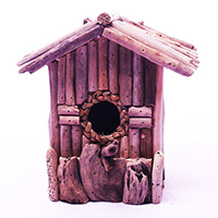 Driftwood Bird House